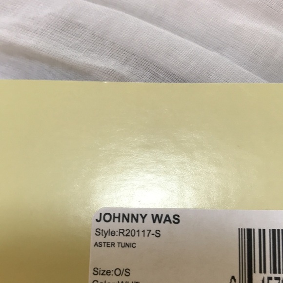 NWT! JOHNNY WAS was OS beaded aster tunic - Picture 8 of 10